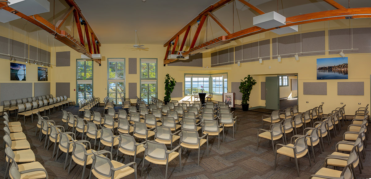 panoramic view of south bay hall